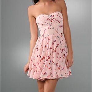 Rebecca Taylor Strapless Corset Dress